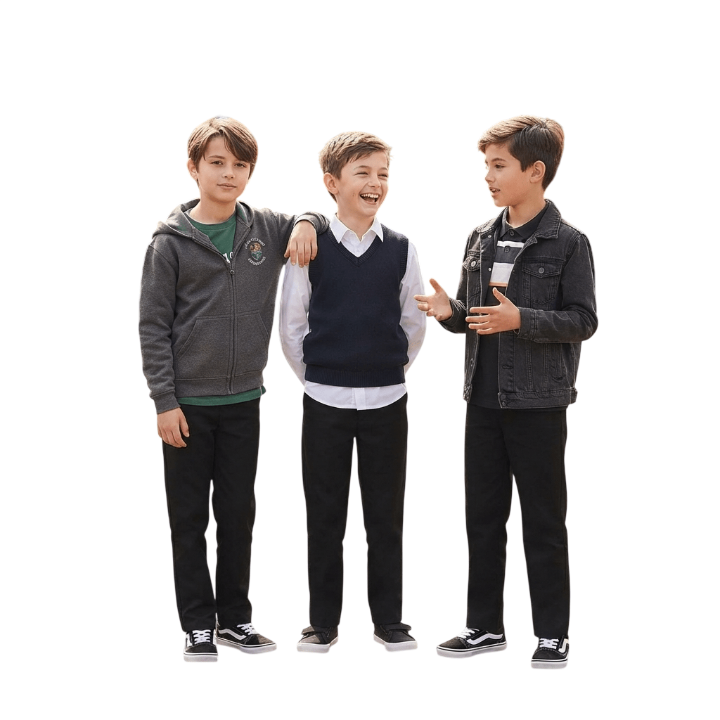 LUXE DIVA Fit School Trouser - LUXE DIVALUXE DIVA Fit School TrouserLUXE DIVALUXE DIVAPx3BoysTrouBlk3-4LUXE DIVA Fit School Trouser3-4 YEARSPACK OF 3 BLACK