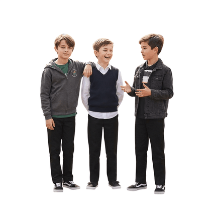 LUXE DIVA Fit School Trouser - LUXE DIVALUXE DIVA Fit School TrouserLUXE DIVALUXE DIVAPx3BoysTrouBlk3-4LUXE DIVA Fit School Trouser3-4 YEARSPACK OF 3 BLACK