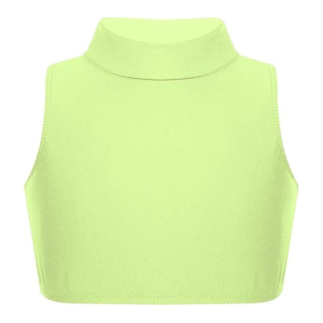 LUXE DIVA Girls Gymnastics Crop Tops - LUXE DIVALUXE DIVA Girls Gymnastics Crop TopsGymnastics Crop TopsLUXE DIVALUXE DIVASLPNCropTopYellow5-6LUXE DIVA Girls Gymnastics Crop Tops5 - 6 YearsYellow