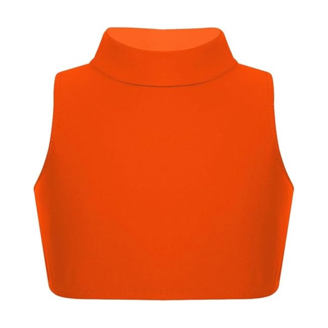 LUXE DIVA Girls Gymnastics Crop Tops - LUXE DIVALUXE DIVA Girls Gymnastics Crop TopsGymnastics Crop TopsLUXE DIVALUXE DIVASLPNCropTopNOrange5-6LUXE DIVA Girls Gymnastics Crop Tops5 - 6 Yearsneon orange