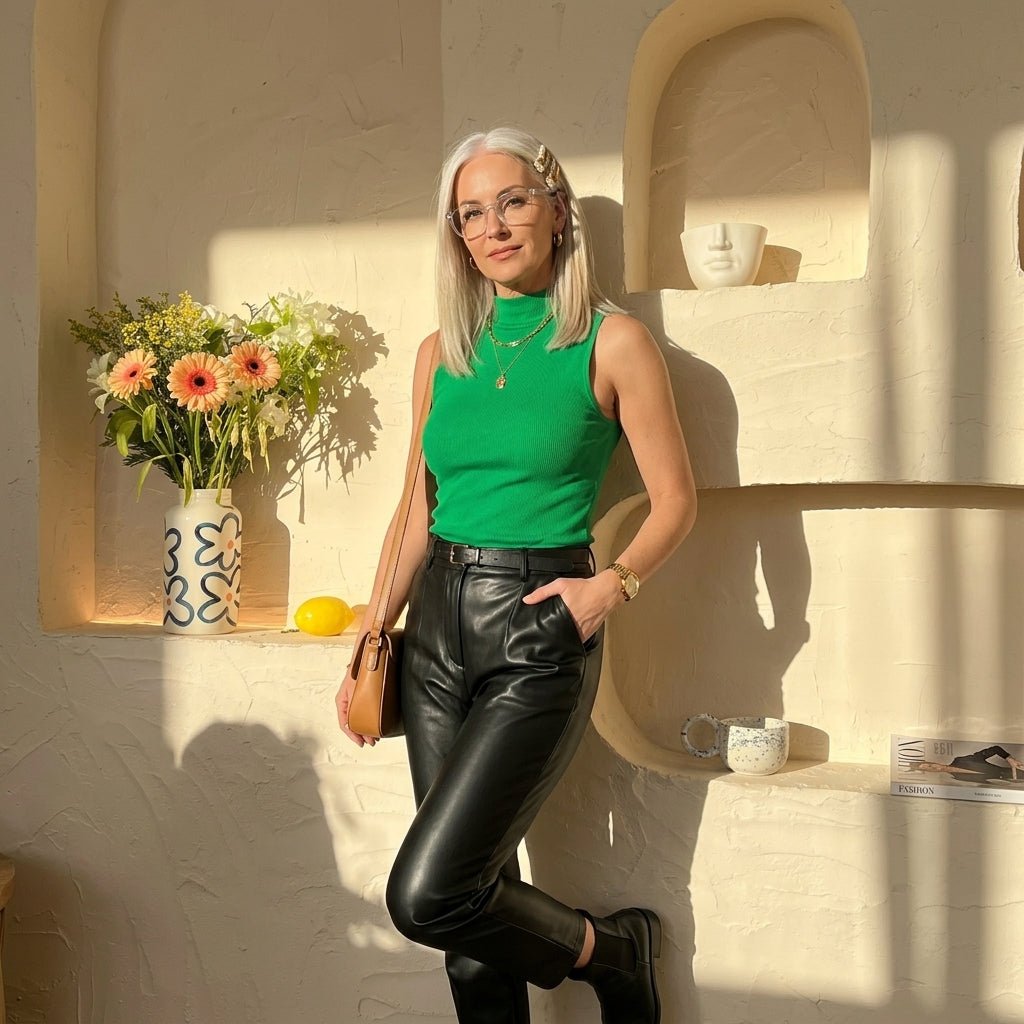 LUXE DIVA High Turtle Polo Neck Vest Top - LUXE DIVALUXE DIVA High Turtle Polo Neck Vest TopHigh Turtle Polo Neck Vest TopLUXE DIVALUXE DIVASLPoloTshirtJGreenSMLUXE DIVA High Turtle Polo Neck Vest Top8-10JADE GREEN