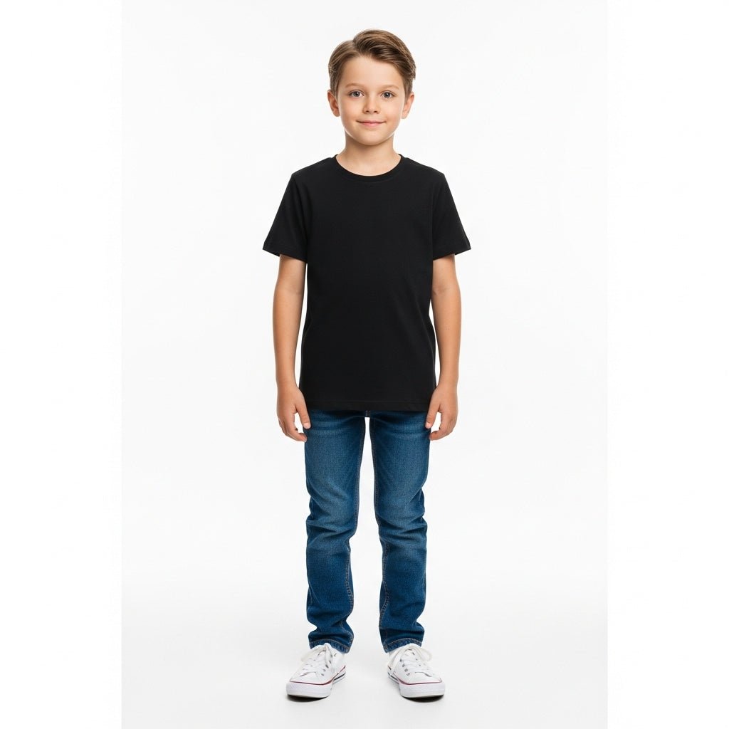 LUXE DIVA Kids Short Sleeve School - LUXE DIVALUXE DIVA Kids Short Sleeve SchoolSchool crew Neck T shirtLUXE DIVALUXE DIVASSRNTshrtBlk3-4LUXE DIVA Kids Short Sleeve School3 - 4 yearsBlack