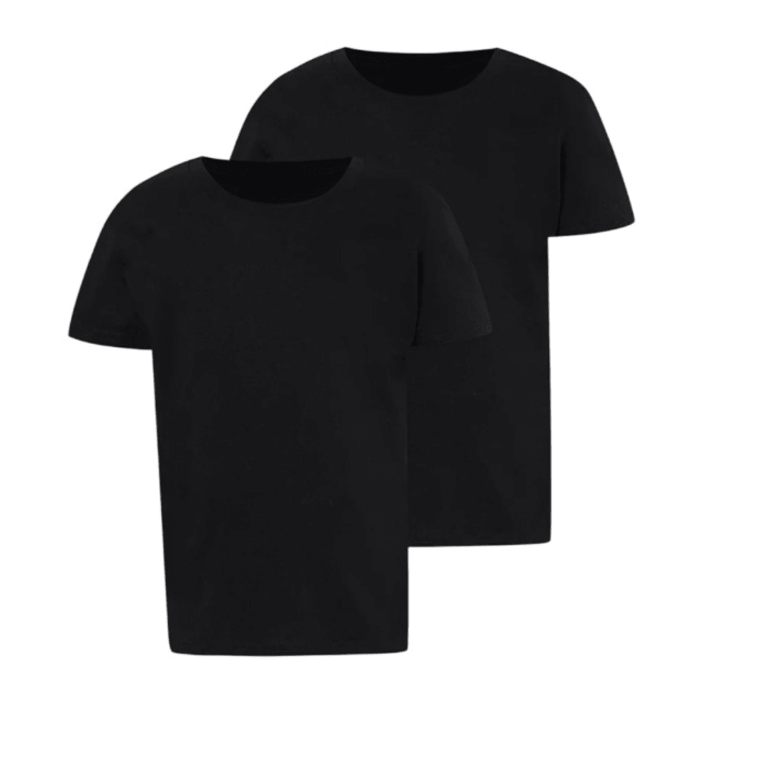 LUXE DIVA Kids Short Sleeve School - LUXE DIVALUXE DIVA Kids Short Sleeve SchoolSchool crew Neck T shirtLUXE DIVALUXE DIVASSRNTshrtBlk3-4Px2LUXE DIVA Kids Short Sleeve School3 - 4 yearsPack Of 2 Black