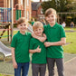luxe diva kids Summer Short Sleeve School T-Shirts - LUXE DIVAluxe diva kids Summer Short Sleeve School T-ShirtsLUXE DIVALUXE DIVAPx3PoloTshirtJGreen3-4luxe diva kids Summer Short Sleeve School T-Shirts3-4 YearsPack of 3 Jade Green