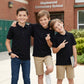 luxe diva kids Summer Short Sleeve School T-Shirts - LUXE DIVAluxe diva kids Summer Short Sleeve School T-ShirtsLUXE DIVALUXE DIVAPx3PoloTshirtBlack3-47luxe diva kids Summer Short Sleeve School T-Shirts3-4 YearsPack of 3 Black
