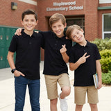luxe diva kids Summer Short Sleeve School T-Shirts - LUXE DIVAluxe diva kids Summer Short Sleeve School T-ShirtsLUXE DIVALUXE DIVAPx3PoloTshirtBlack3-47luxe diva kids Summer Short Sleeve School T-Shirts3-4 YearsPack of 3 Black