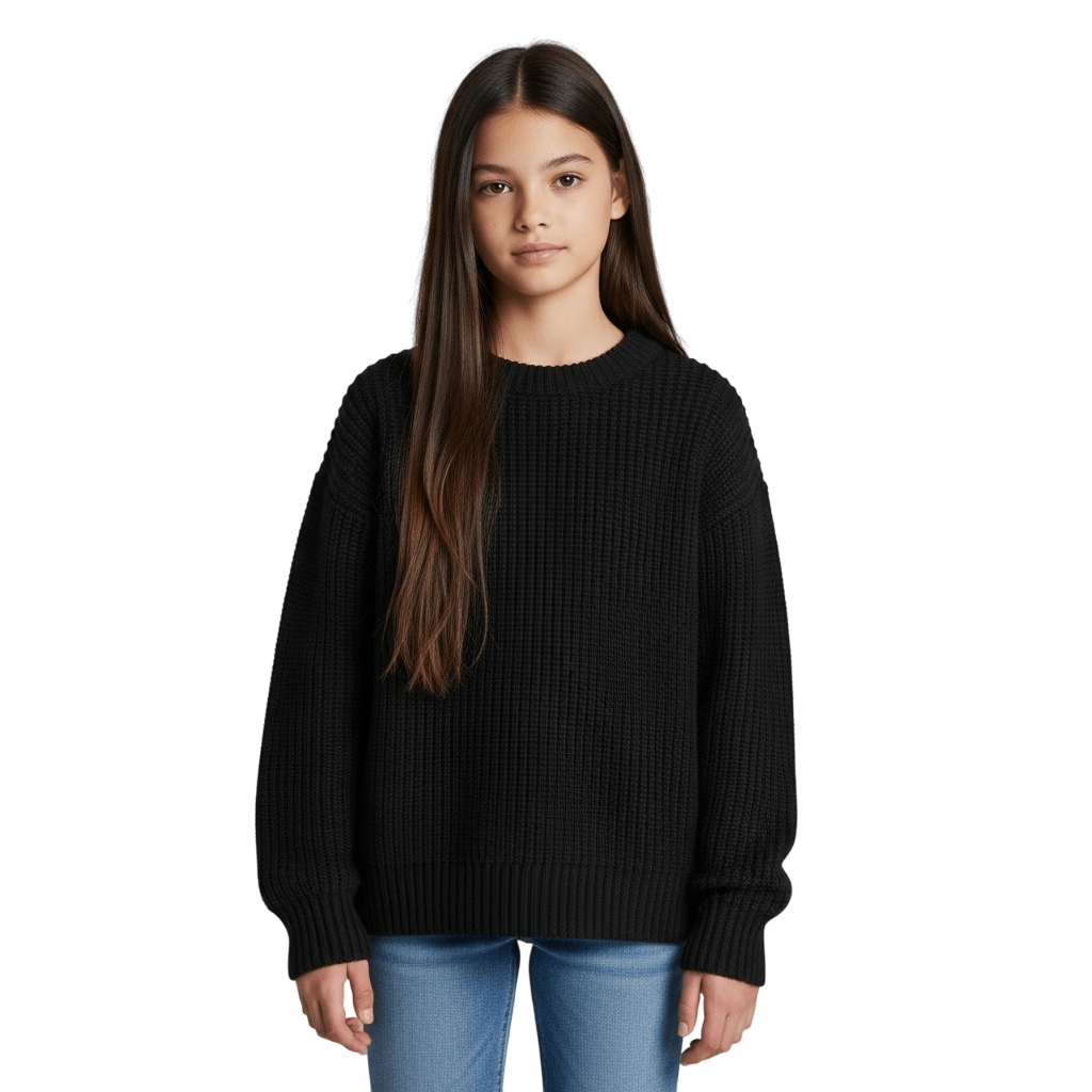 LUXE DIVA Kids Unisex Chunky Fisherman Knit Jumper – Girls Boys Long Sleeve Warm Winter Pullover Sweater – Soft Thick Cable Knit Knitwear - LUXE DIVALUXE DIVA Kids Unisex Chunky Fisherman Knit Jumper – Girls Boys Long Sleeve Warm Winter Pullover Sweater – Soft Thick Cable Knit KnitwearSweaterLUXE DIVALUXE DIVALSFishNetJumpBlack7-8LUXE DIVA Kids Unisex Chunky Fisherman Knit Jumper – Girls Boys Long Sleeve Warm Winter Pullover Sweater – Soft Thick Cable Knit Knitwear7 - 8 YearsBlack