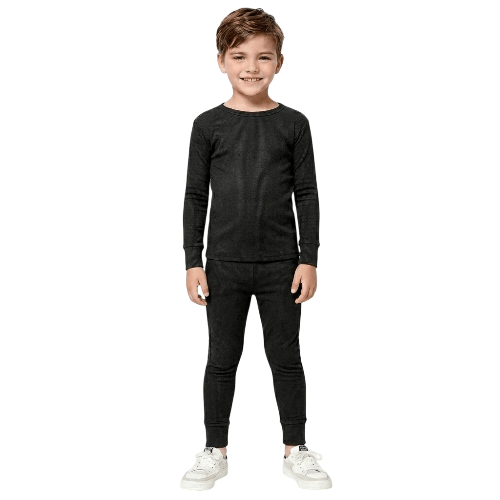 LUXE DIVA Kids Unisex Thermal Long Johns Set - LUXE DIVALUXE DIVA Kids Unisex Thermal Long Johns SetLUXE DIVALUXE DIVAThermalSetBlk5-6LUXE DIVA Kids Unisex Thermal Long Johns Set5-6 YearsBlack