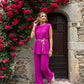 LUXE DIVA Ladies 2 Piece Co Ord Suit Italian Style - LUXE DIVALUXE DIVA Ladies 2 Piece Co Ord Suit Italian Styleladies co ordLUXE DIVALUXE DIVA2PcSLCrinPlazoMagenta8-14LUXE DIVA Ladies 2 Piece Co Ord Suit Italian StyleOne Size 8-14Megenta