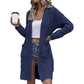 LUXE DIVA LADIES CABLE ALL - OVER HOODED ITALIAN KNITTED OPEN FRONT STYLE CARDIGAN - LUXE DIVALUXE DIVA LADIES CABLE ALL - OVER HOODED ITALIAN KNITTED OPEN FRONT STYLE CARDIGANOversize CoatLUXE DIVALUXE DIVALSHodKnitLongCardiBlk8-14LUXE DIVA LADIES CABLE ALL - OVER HOODED ITALIAN KNITTED OPEN FRONT STYLE CARDIGANOne Size 8 - 14Black