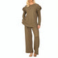 LUXE DIVA Ladies Frill arm Long Sleeve 2pcs Women's Wide Flared Leggings Trouser Loungewear Suit - LUXE DIVALUXE DIVA Ladies Frill arm Long Sleeve 2pcs Women's Wide Flared Leggings Trouser Loungewear SuitFrill Arm LoungewearLUXE DIVALUXE DIVAItn2PcLFrilSlevTruSetChocoSMLUXE DIVA Ladies Frill arm Long Sleeve 2pcs Women's Wide Flared Leggings Trouser Loungewear Suit8-10Chocolate