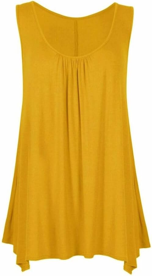 LUXE DIVA Ladies Summer Tops Womens Tops Vest Tops Women UK Womens Tunic Tops Ladies Tops Sleeveless Blouse Plus Size Swing Flared Tops Ladies Long Tops Size 8 - 26 - LUXE DIVALUXE DIVA Ladies Summer Tops Womens Tops Vest Tops Women UK Womens Tunic Tops Ladies Tops Sleeveless Blouse Plus Size Swing Flared Tops Ladies Long Tops Size 8 - 26BlouseLUXE DIVALUXE DIVASLHankyHemMusSMLUXE DIVA Ladies Summer Tops Womens Tops Vest Tops Women UK Womens Tunic Tops Ladies Tops Sleeveless Blouse Plus Size Swi