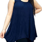 LUXE DIVA Ladies Summer Tops Womens Tops Vest Tops Women UK Womens Tunic Tops Ladies Tops Sleeveless Blouse Plus Size Swing Flared Tops Ladies Long Tops Size 8 - 26 - LUXE DIVALUXE DIVA Ladies Summer Tops Womens Tops Vest Tops Women UK Womens Tunic Tops Ladies Tops Sleeveless Blouse Plus Size Swing Flared Tops Ladies Long Tops Size 8 - 26BlouseLUXE DIVALUXE DIVASLHankyHemNavySMLUXE DIVA Ladies Summer Tops Womens Tops Vest Tops Women UK Womens Tunic Tops Ladies Tops Sleeveless Blouse Plus Size Sw