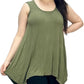 LUXE DIVA Ladies Summer Tops Womens Tops Vest Tops Women UK Womens Tunic Tops Ladies Tops Sleeveless Blouse Plus Size Swing Flared Tops Ladies Long Tops Size 8 - 26 - LUXE DIVALUXE DIVA Ladies Summer Tops Womens Tops Vest Tops Women UK Womens Tunic Tops Ladies Tops Sleeveless Blouse Plus Size Swing Flared Tops Ladies Long Tops Size 8 - 26BlouseLUXE DIVALUXE DIVASLHankyHemKhakiSMLUXE DIVA Ladies Summer Tops Womens Tops Vest Tops Women UK Womens Tunic Tops Ladies Tops Sleeveless Blouse Plus Size S