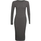 LUXE DIVA Ladies Womens Long Sleeve Stretch Jersey Bodycon Printed MIDI Dress Plus Size - LUXE DIVALUXE DIVA Ladies Womens Long Sleeve Stretch Jersey Bodycon Printed MIDI Dress Plus SizeBodyconLUXE DIVALUXE DIVALSRNMidiDresBrownSMLUXE DIVA Ladies Womens Long Sleeve Stretch Jersey Bodycon Printed MIDI Dress Plus SizeSMBrown
