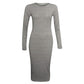 LUXE DIVA Ladies Womens Long Sleeve Stretch Jersey Bodycon Printed MIDI Dress Plus Size - LUXE DIVALUXE DIVA Ladies Womens Long Sleeve Stretch Jersey Bodycon Printed MIDI Dress Plus SizeBodyconLUXE DIVALUXE DIVALSRNMidiDresLGreySMLUXE DIVA Ladies Womens Long Sleeve Stretch Jersey Bodycon Printed MIDI Dress Plus SizeSMlight grey