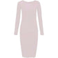 LUXE DIVA Ladies Womens Long Sleeve Stretch Jersey Bodycon Printed MIDI Dress Plus Size - LUXE DIVALUXE DIVA Ladies Womens Long Sleeve Stretch Jersey Bodycon Printed MIDI Dress Plus SizeBodyconLUXE DIVALUXE DIVALSRNMidiDresPeachSMLUXE DIVA Ladies Womens Long Sleeve Stretch Jersey Bodycon Printed MIDI Dress Plus SizeSMpeach
