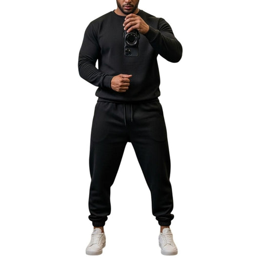 LUXE DIVA Men's 2 - Piece Tracksuit Set - LUXE DIVALUXE DIVA Men's 2 - Piece Tracksuit SetPcs TracksuitLUXE DIVALUXE DIVAMens2PcRNTsuitBlkSLUXE DIVA Men's 2 - Piece Tracksuit SetSmallBlack