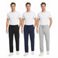 LUXE DIVA Men's Open Hem Joggers with Zip Pockets - LUXE DIVALUXE DIVA Men's Open Hem Joggers with Zip PocketsTrouser Jogger PantsLUXE DIVALUXE DIVAMenOHemTrouBlk/Nvy/SLUXE DIVA Men's Open Hem Joggers with Zip PocketsSBlack Navy Grey