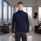 LUXE DIVA Men’s Textured Knit Roll Neck Jumper Casual Long Sleeve Sweater - LUXE DIVALUXE DIVA Men’s Textured Knit Roll Neck Jumper Casual Long Sleeve SweaterSweatshirtLUXE DIVALUXE DIVALDMenLSPNCablJumpNavySLUXE DIVA Men’s Textured Knit Roll Neck Jumper Casual Long Sleeve SweaterSNavy
