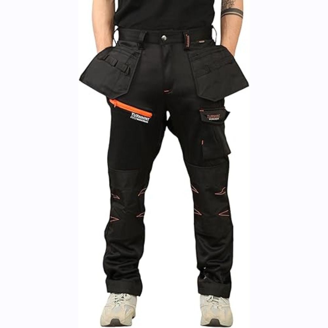 LUXE DIVA Men's Waterproof Softshell Cargo Trouser with Multi Zip Pockets Durable Safety Outdoor Work Wear Bottom Pants - LUXE DIVALUXE DIVA Men's Waterproof Softshell Cargo Trouser with Multi Zip Pockets Durable Safety Outdoor Work Wear Bottom PantsMen’s Pro Work TrousersLUXE DIVALUXE DIVAWorkTrouserBlk30LUXE DIVA Men's Waterproof Softshell Cargo Trouser with Multi Zip Pockets Durable Safety Outdoor Work Wear Bottom Pants30Black