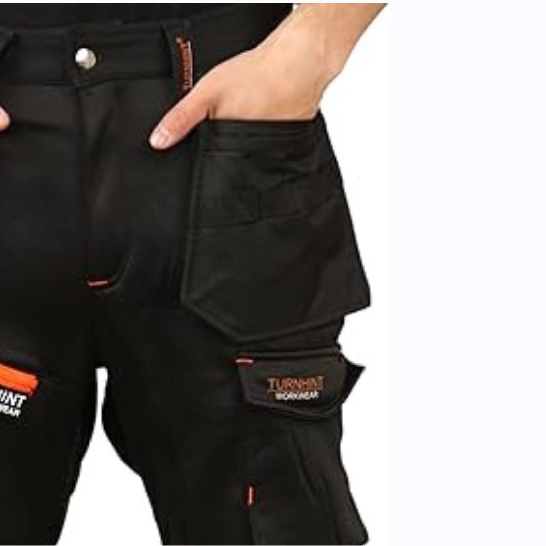 LUXE DIVA Men's Waterproof Softshell Cargo Trouser with Multi Zip Pockets Durable Safety Outdoor Work Wear Bottom Pants - LUXE DIVALUXE DIVA Men's Waterproof Softshell Cargo Trouser with Multi Zip Pockets Durable Safety Outdoor Work Wear Bottom PantsMen’s Pro Work TrousersLUXE DIVALUXE DIVAWorkTrouserBlk30LUXE DIVA Men's Waterproof Softshell Cargo Trouser with Multi Zip Pockets Durable Safety Outdoor Work Wear Bottom Pants30Black