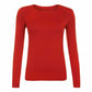 LUXE DIVA New Ladies Long Sleeve Round Neck T-Shirt Top Size 8-26 - LUXE DIVALUXE DIVA New Ladies Long Sleeve Round Neck T-Shirt Top Size 8-26T shirtsLUXE DIVALUXE DIVALSRNTshirtRedSMLUXE DIVA New Ladies Long Sleeve Round Neck T-Shirt Top Size 8-268-10Red