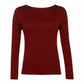 LUXE DIVA New Ladies Long Sleeve Round Neck T-Shirt Top Size 8-26 - LUXE DIVALUXE DIVA New Ladies Long Sleeve Round Neck T-Shirt Top Size 8-26T shirtsLUXE DIVALUXE DIVALSRNTshirtWineSMLUXE DIVA New Ladies Long Sleeve Round Neck T-Shirt Top Size 8-268-10wine