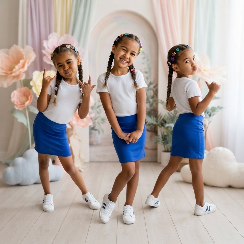 LUXE DIVA Pack of 3 Girls Mini Skirt - LUXE DIVALUXE DIVA Pack of 3 Girls Mini SkirtLUXE DIVA Pack of 3 Girls Mini SkirtLUXE DIVALUXE DIVAPx3BendMiniSkirtNavy5-6LUXE DIVA Pack of 3 Girls Mini Skirt5-6 YearsPack of 3 Royal
