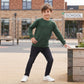 LUXE DIVA Unisex Boys Girls Fleece Sweatshirt Crew Neck Long Sleeve School Uniform Jumper - LUXE DIVALUXE DIVA Unisex Boys Girls Fleece Sweatshirt Crew Neck Long Sleeve School Uniform JumperLUXE DIVALUXE DIVALSRNSweatshirtBGreen2-3LUXE DIVA Unisex Boys Girls Fleece Sweatshirt Crew Neck Long Sleeve School Uniform Jumper2-3 yearsbottle green