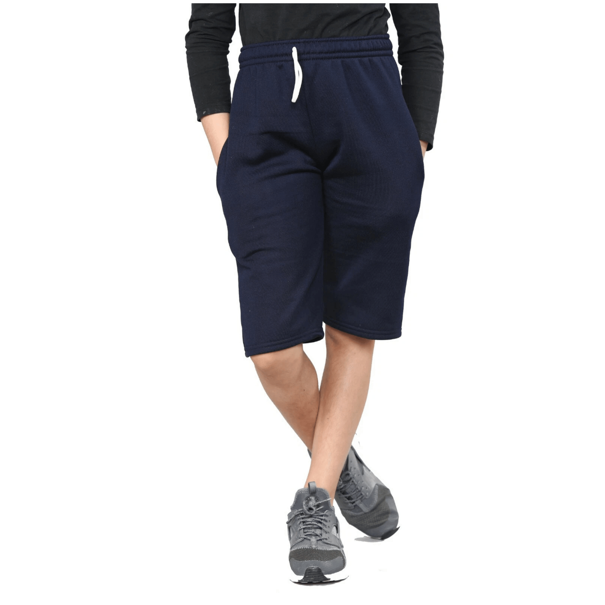 LUXE DIVA Unisex Kids PE School Sports Shorts with Pockets – Boys Girls Fleece Gym Running Football Cycling Shorts with Drawstring – Indoor Outdoor Summer Athletic - LUXE DIVALUXE DIVA Unisex Kids PE School Sports Shorts with Pockets – Boys Girls Fleece Gym Running Football Cycling Shorts with Drawstring – Indoor Outdoor Summer AthleticUniform ShortLUXE DIVALUXE DIVAFleeceShortNavy3-5LUXE DIVA Unisex Kids PE School Sports Shorts with Pockets – Boys Girls Fleece Gym Running Football Cycling Short