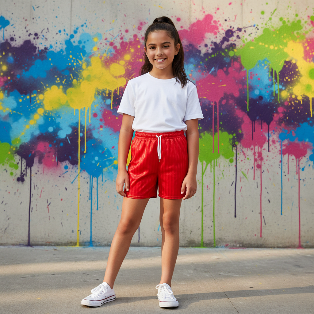 LUXE DIVA Unisex Shadow Stripe PE Shorts for Boys, Girls & Adults – School Sports Gym Football P.E. Pull Up Uniform Shorts for Kids Children Training - LUXE DIVALUXE DIVA Unisex Shadow Stripe PE Shorts for Boys, Girls & Adults – School Sports Gym Football P.E. Pull Up Uniform Shorts for Kids Children TrainingPE ShortLUXE DIVALUXE DIVALUXE DIVA Unisex Shadow Stripe PE Shorts for Boys, Girls & Adults – School Sports Gym Football P.E. Pull Up Uniform Shorts for Kids Children Training3 - 4 yearsRed