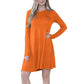 LUXE DIVA WOMEN LADIES LONG SLEEVE SWING DRESS FLARED A LINE SKATER DRESS TOP SIZE 8 - 26 - LUXE DIVALUXE DIVA WOMEN LADIES LONG SLEEVE SWING DRESS FLARED A LINE SKATER DRESS TOP SIZE 8 - 26Swing DressLUXE DIVALUXE DIVALSSwinDressOrangeSMLUXE DIVA WOMEN LADIES LONG SLEEVE SWING DRESS FLARED A LINE SKATER DRESS TOP SIZE 8 - 268 - 10Orange