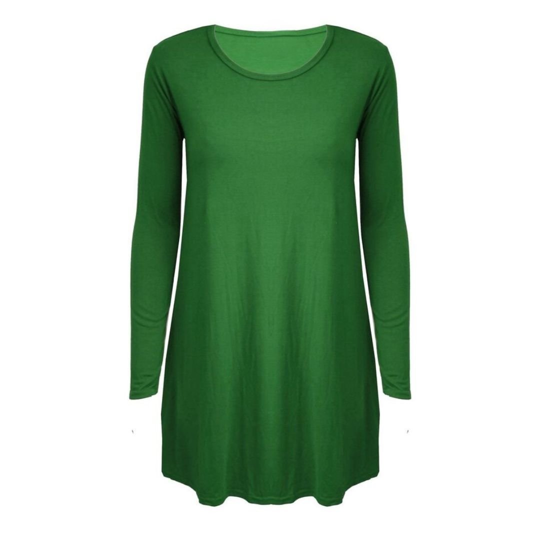 LUXE DIVA WOMEN LADIES LONG SLEEVE SWING DRESS FLARED A LINE SKATER DRESS TOP SIZE 8 - 26 - LUXE DIVALUXE DIVA WOMEN LADIES LONG SLEEVE SWING DRESS FLARED A LINE SKATER DRESS TOP SIZE 8 - 26Swing DressLUXE DIVALUXE DIVALSSwinDressBGreenSMLUXE DIVA WOMEN LADIES LONG SLEEVE SWING DRESS FLARED A LINE SKATER DRESS TOP SIZE 8 - 268 - 10bottle green