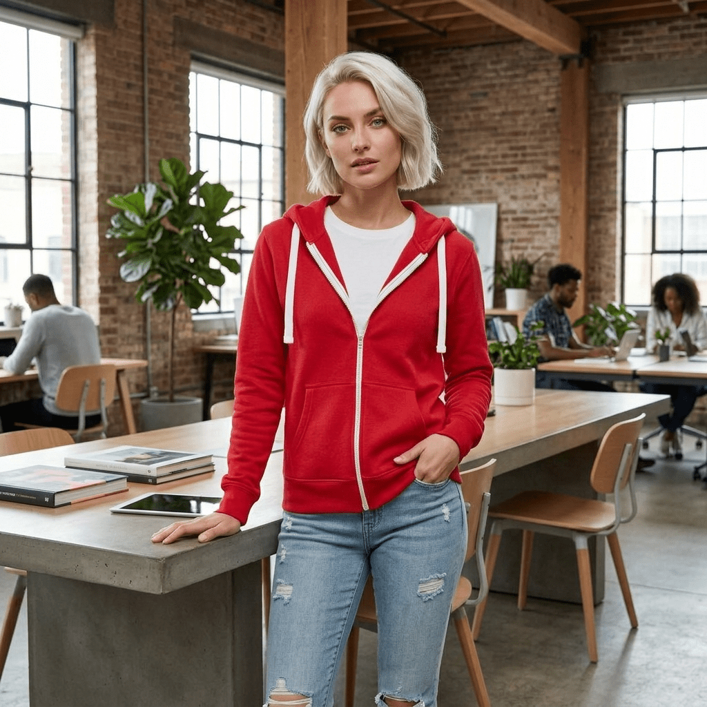 LUXE DIVA Women's Fleece Zip Hoodie Hooded Sweatshirt Jacket UK S-5XL - LUXE DIVALUXE DIVA Women's Fleece Zip Hoodie Hooded Sweatshirt Jacket UK S-5XLHoodieLUXE DIVALUXE DIVALDWoZipHodiRedSLUXE DIVA Women's Fleece Zip Hoodie Hooded Sweatshirt Jacket UK S-5XLSRed