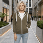 LUXE DIVA Women's Fleece Zip Hoodie Hooded Sweatshirt Jacket UK S-5XL - LUXE DIVALUXE DIVA Women's Fleece Zip Hoodie Hooded Sweatshirt Jacket UK S-5XLHoodieLUXE DIVALUXE DIVALDWoZipHodiKhakiSLUXE DIVA Women's Fleece Zip Hoodie Hooded Sweatshirt Jacket UK S-5XLSKhaki