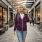 LUXE DIVA Women's Fleece Zip Hoodie Hooded Sweatshirt Jacket UK S-5XL - LUXE DIVALUXE DIVA Women's Fleece Zip Hoodie Hooded Sweatshirt Jacket UK S-5XLHoodieLUXE DIVALUXE DIVALDWoZipHodiPurplSLUXE DIVA Women's Fleece Zip Hoodie Hooded Sweatshirt Jacket UK S-5XLSPurple