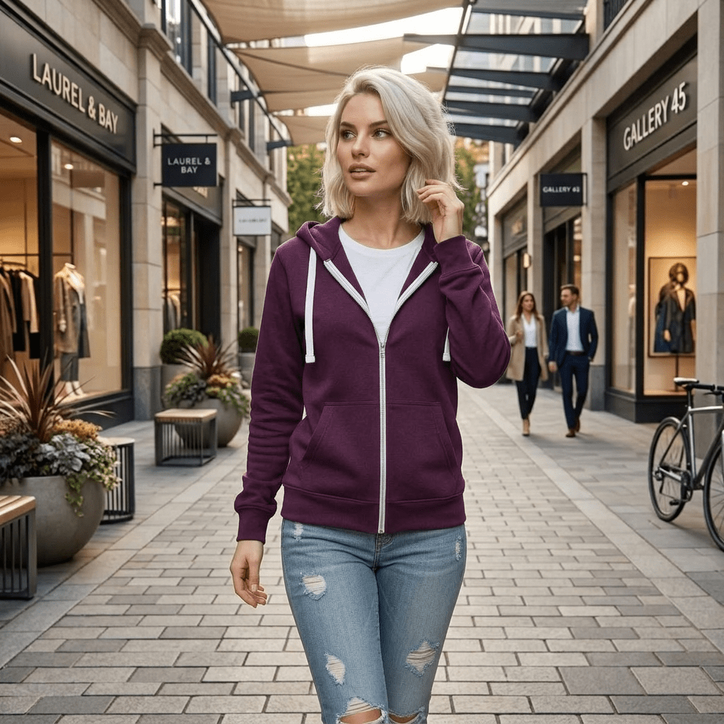 LUXE DIVA Women's Fleece Zip Hoodie Hooded Sweatshirt Jacket UK S-5XL - LUXE DIVALUXE DIVA Women's Fleece Zip Hoodie Hooded Sweatshirt Jacket UK S-5XLHoodieLUXE DIVALUXE DIVALDWoZipHodiPurplSLUXE DIVA Women's Fleece Zip Hoodie Hooded Sweatshirt Jacket UK S-5XLSPurple