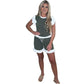 LUXE DIVA Womens Frill Contrast Panel Co ord Set Ribbed Tops and Drawstring Shorts Summer Tracksuit - LUXE DIVALUXE DIVA Womens Frill Contrast Panel Co ord Set Ribbed Tops and Drawstring Shorts Summer TracksuitCO - ORD SETLUXE DIVALUXE DIVACntrstFrilSlvShrtSetKhakiSMLUXE DIVA Womens Frill Contrast Panel Co ord Set Ribbed Tops and Drawstring Shorts Summer TracksuitSMKhaki