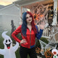 LUXE DIVA Women's Halloween Costume Shiny Wet Look Jacket Leggings Metallic Shorts Red Blue - LUXE DIVALUXE DIVA Women's Halloween Costume Shiny Wet Look Jacket Leggings Metallic Shorts Red BlueLUXE DIVALUXE DIVARed&BlueJacketSMLUXE DIVA Women's Halloween Costume Shiny Wet Look Jacket Leggings Metallic Shorts Red Blue8-10Red and Blue Jacket