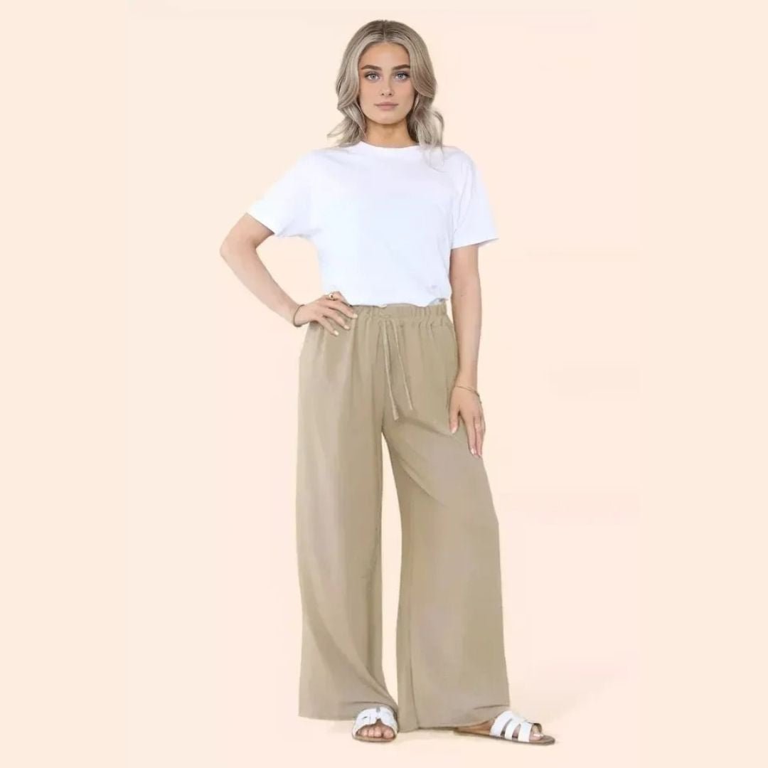 LUXE DIVA Womens Ladies Wide Leg Drawstring Palazzo Bottom Trouser Pant - LUXE DIVALUXE DIVA Womens Ladies Wide Leg Drawstring Palazzo Bottom Trouser PantLADIES WIDE LEG DRAWSTRING PLAZZOLUXE DIVALUXE DIVAPopcornPlazzoCreamSMLUXE DIVA Womens Ladies Wide Leg Drawstring Palazzo Bottom Trouser Pant8 - 10cream