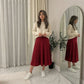 LUXE DIVA Women’s Plus Size Flared Skirt - LUXE DIVALUXE DIVA Women’s Plus Size Flared SkirtSkirtLUXE DIVALUXE DIVAKneeSktrSkrtWine14LUXE DIVA Women’s Plus Size Flared Skirt14wine