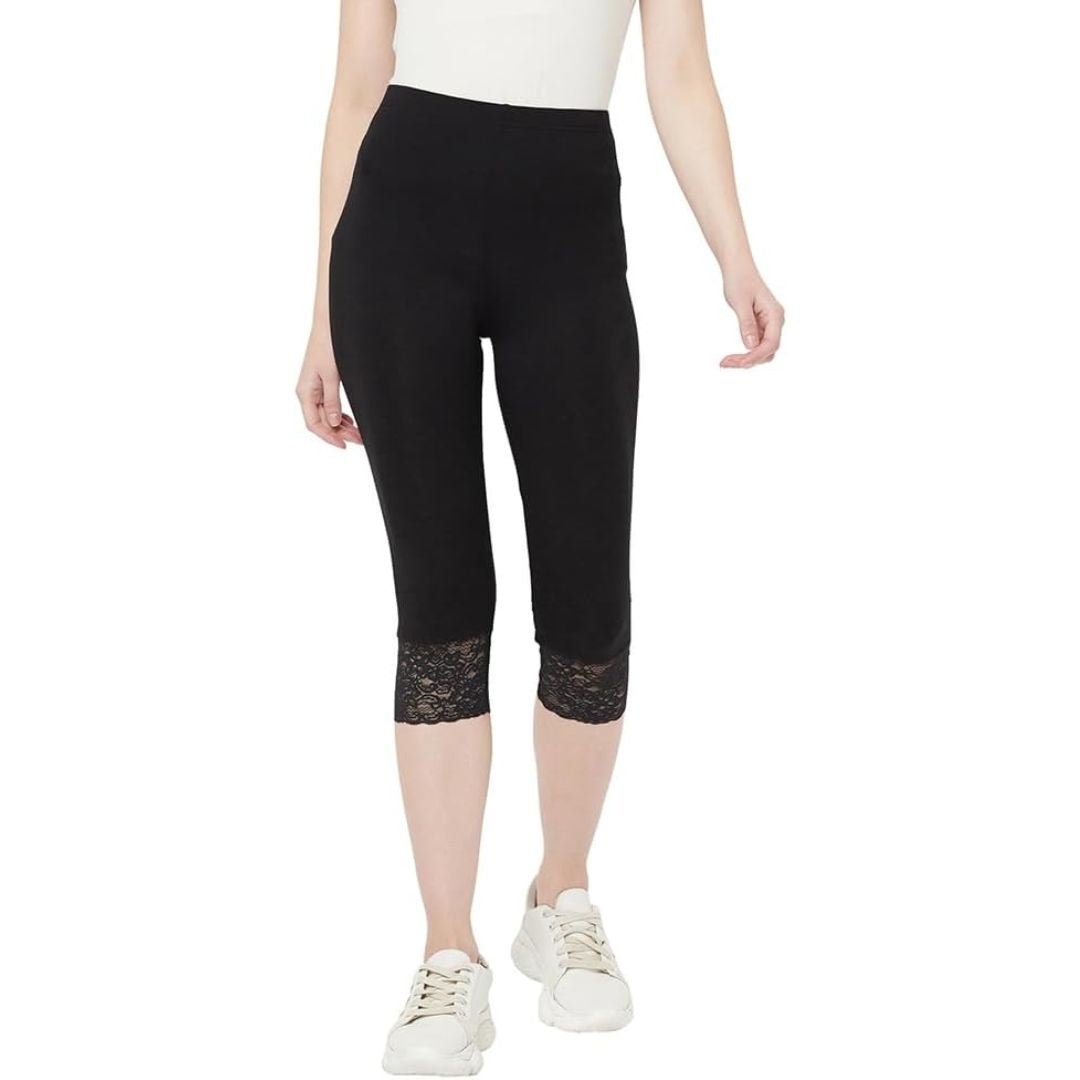 LUXE DIVA Women's Plus Size Lace Trim Capri Leggings Stretch Crop Leggings Summer Tights PantsS - 3XL - LUXE DIVALUXE DIVA Women's Plus Size Lace Trim Capri Leggings Stretch Crop Leggings Summer Tights PantsS - 3XLCapri pantLUXE DIVALUXE DIVA3/4LaceTrimLeggWhiteSMLUXE DIVA Women's Plus Size Lace Trim Capri Leggings Stretch Crop Leggings Summer Tights PantsS - 3XL8 - 10White