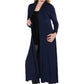 LUXE DIVA Women’s Plus Size Maxi Long Cardigan UK | Floaty Full Sleeve Open Front Coatigan | Lightweight Collared Duster Jacket | Ladies Longline Cover Up Sizes 8 - 26 - LUXE DIVALUXE DIVA Women’s Plus Size Maxi Long Cardigan UK | Floaty Full Sleeve Open Front Coatigan | Lightweight Collared Duster Jacket | Ladies Longline Cover Up Sizes 8 - 26Long MaxiLUXE DIVALUXE DIVALSMaxiCardiNavySMLUXE DIVA Women’s Plus Size Maxi Long Cardigan UK | Floaty Full Sleeve Open Front Coatigan | Lightweight Colla