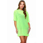 LUXE DIVA Womens Round Neck Sheer Mesh Top Ladies Short Sleeve Tunic Baggy T-Shirt Dress - LUXE DIVALUXE DIVA Womens Round Neck Sheer Mesh Top Ladies Short Sleeve Tunic Baggy T-Shirt DressTunic DressLUXE DIVALUXE DIVASSOvrSizTshirtNgreen8-10LUXE DIVA Womens Round Neck Sheer Mesh Top Ladies Short Sleeve Tunic Baggy T-Shirt Dress8 - 10Neon Green