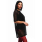 LUXE DIVA Womens Round Neck Sheer Mesh Top Ladies Short Sleeve Tunic Baggy T-Shirt Dress - LUXE DIVALUXE DIVA Womens Round Neck Sheer Mesh Top Ladies Short Sleeve Tunic Baggy T-Shirt DressTunic DressLUXE DIVALUXE DIVASSOvrSizTshirtBlk8-10LUXE DIVA Womens Round Neck Sheer Mesh Top Ladies Short Sleeve Tunic Baggy T-Shirt Dress8 - 10Black