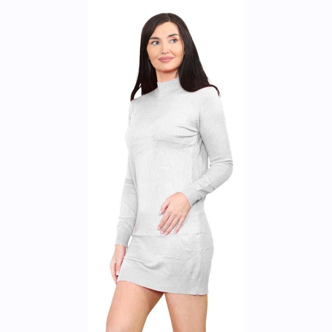 LUXE DIVA Womens Turtle Neck Jumper Ladies Knitted Bodycon Roll Neck Midi Sweater Top Dressess UK - LUXE DIVALUXE DIVA Womens Turtle Neck Jumper Ladies Knitted Bodycon Roll Neck Midi Sweater Top Dressess UKWomen’s Turtle Neck JumperLUXE DIVALUXE DIVALSPNKnitbodyconCream8-10LUXE DIVA Womens Turtle Neck Jumper Ladies Knitted Bodycon Roll Neck Midi Sweater Top Dressess UK8 - 10cream