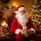 LUXE DIVA Santa Claus Wig & Beard Set Adult One Size Father Christmas