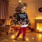 LUXE DIVA Kids 3D Pom Pom Christmas Jumper Novelty Festive Knit Sweater