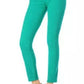 LUXE DIVA Ladies Women & Girls Stretch Denim Look Skinny Jeggings Leggings with Zip and Pockets UK Size 10-22